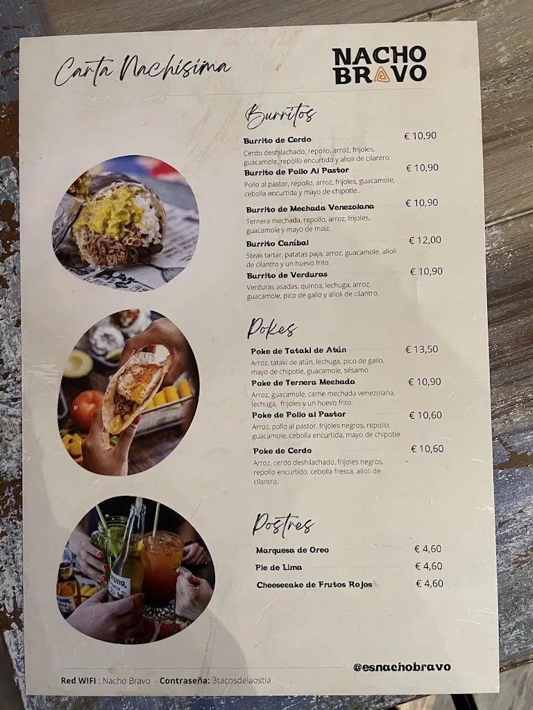 Menu_Nacho Bravo Taquería_Brabos_image_3
