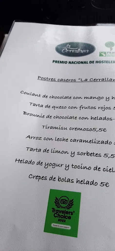 Menu_La Cerrallana_Carrera La_image_2