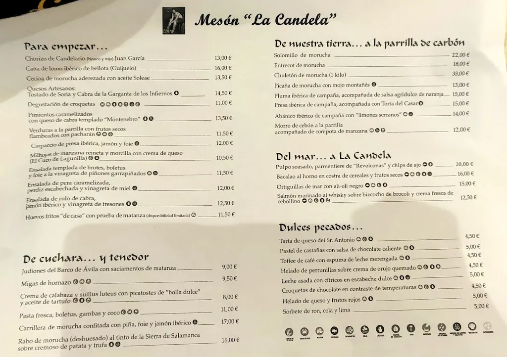 Menu_Meson La Candela_Carrera La_image_3