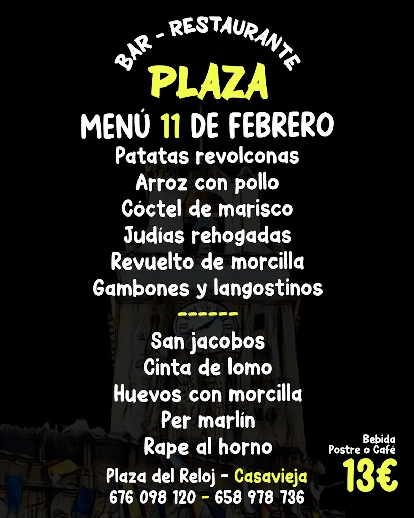 Menu_Bar Restaurante Plaza_Casavieja_image_1