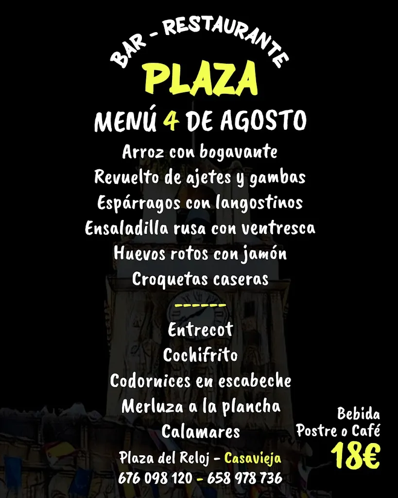 Menu_Bar Restaurante Plaza_Casavieja_image_2