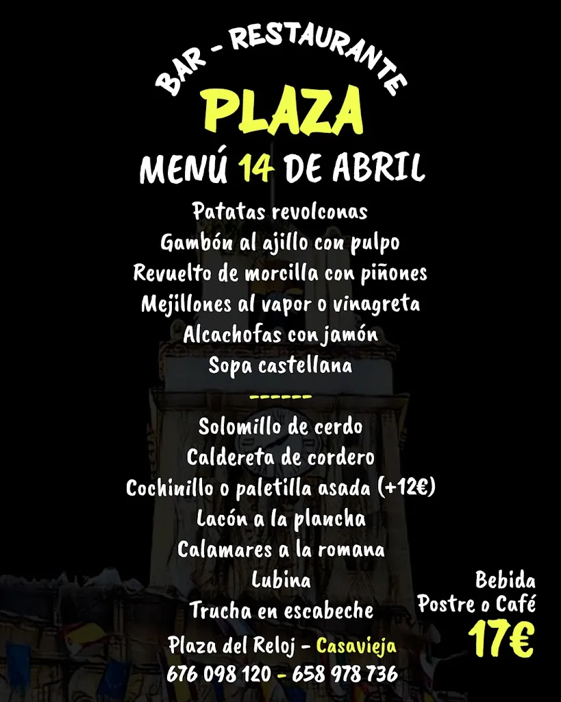 Menu_Bar Restaurante Plaza_Casavieja_image_3