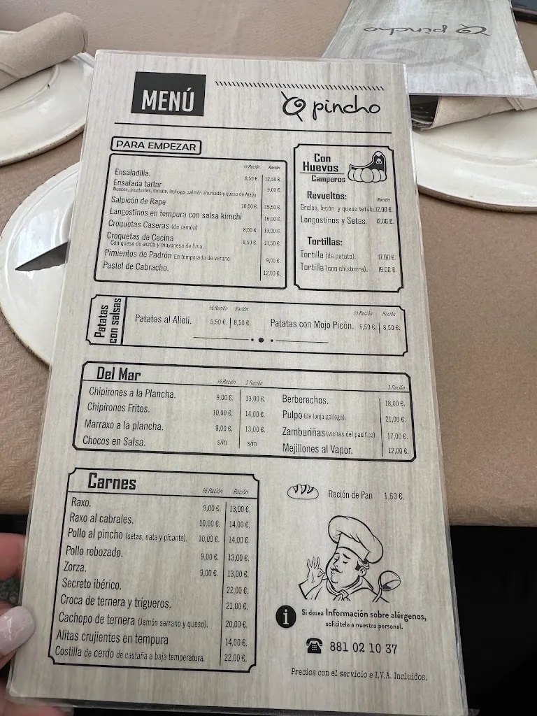 Menu_Restaurante O Pincho_Ferrol_image_4