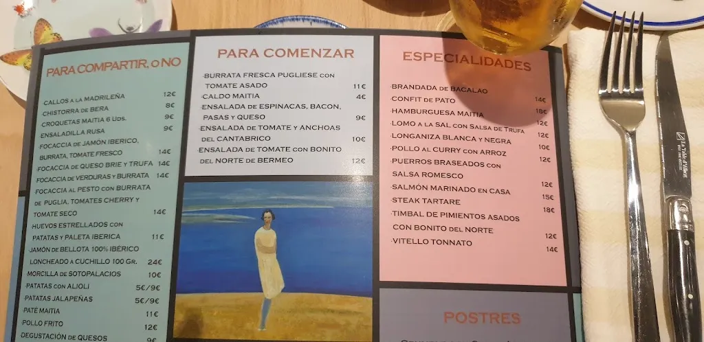 Menu_Maitia Taberna Maitia - Restaurante Chamartín_Chamartín_image_2