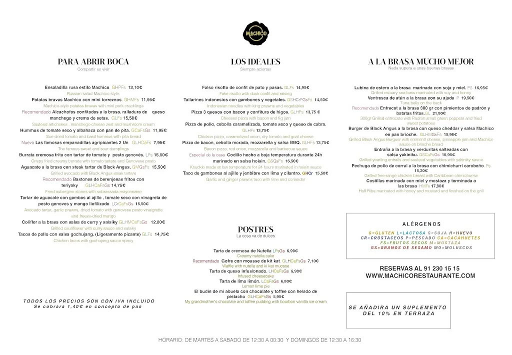 Menu_MACHICO_Chamartín_image_1