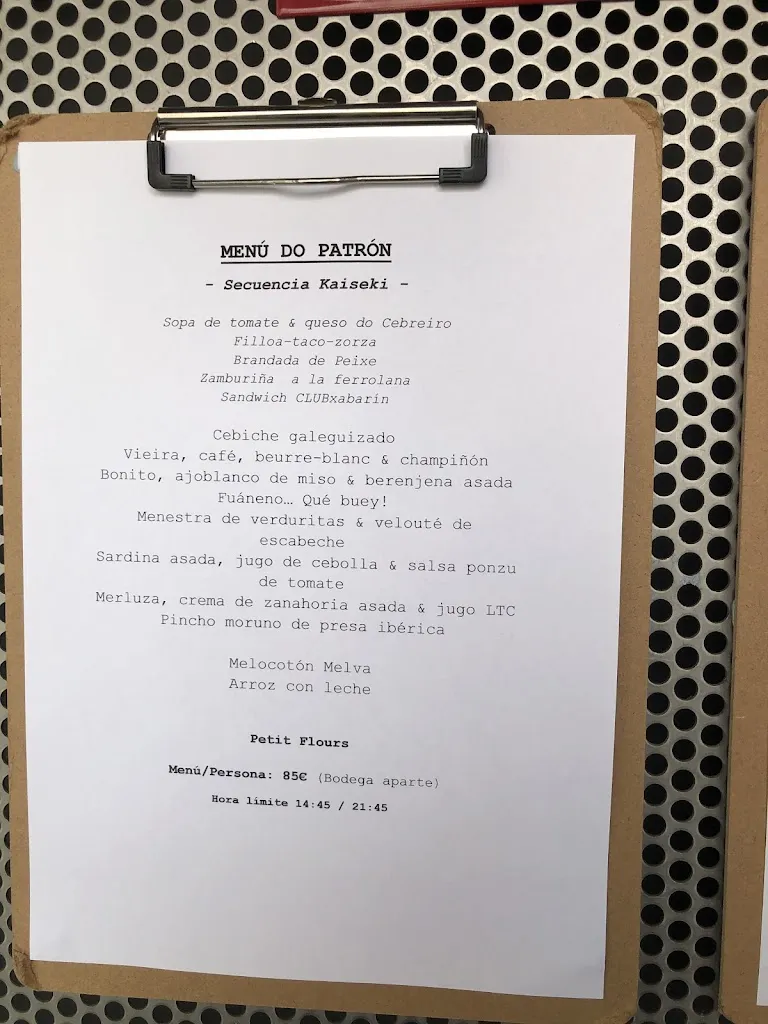 Menu_Restaurante O Camiño do Inglés_Ferrol_image_3