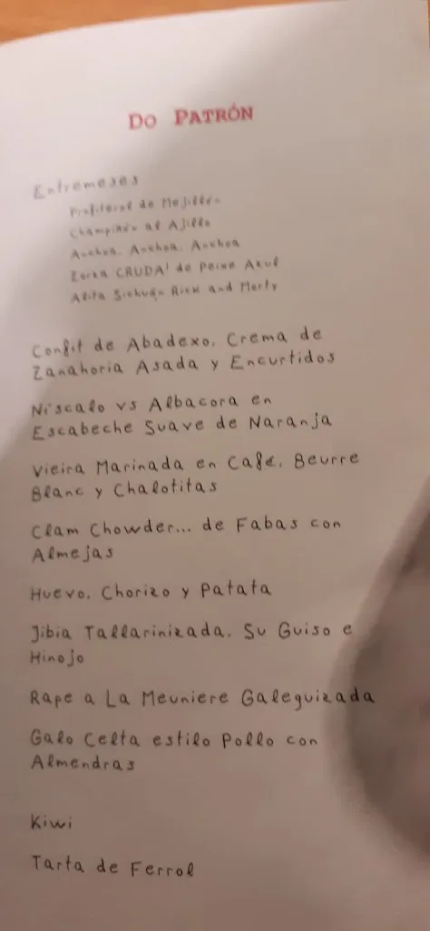 Menu_Restaurante O Camiño do Inglés_Ferrol_image_4