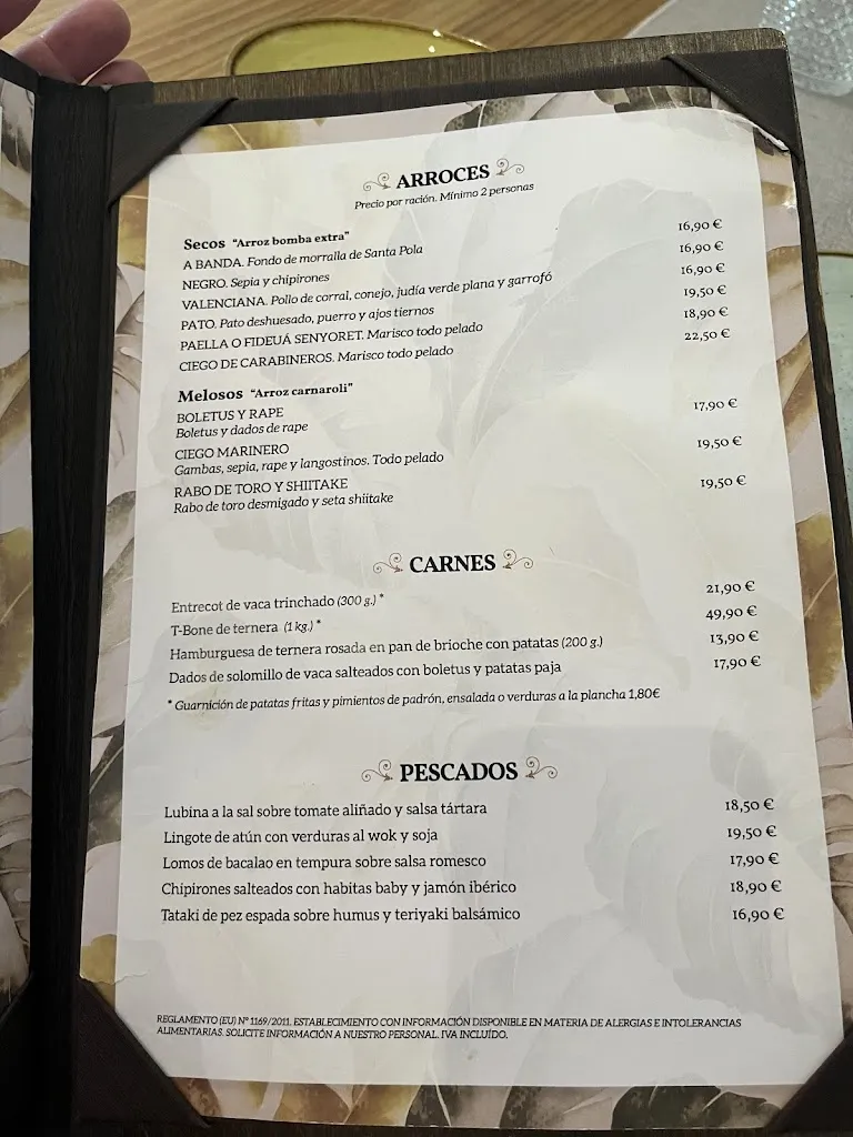 Menu_Restaurante Mar y Tierra Chamartín_Chamartín_image_1