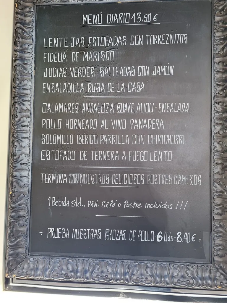 Menu_La Quinta de Chamartín_Chamartín_image_3