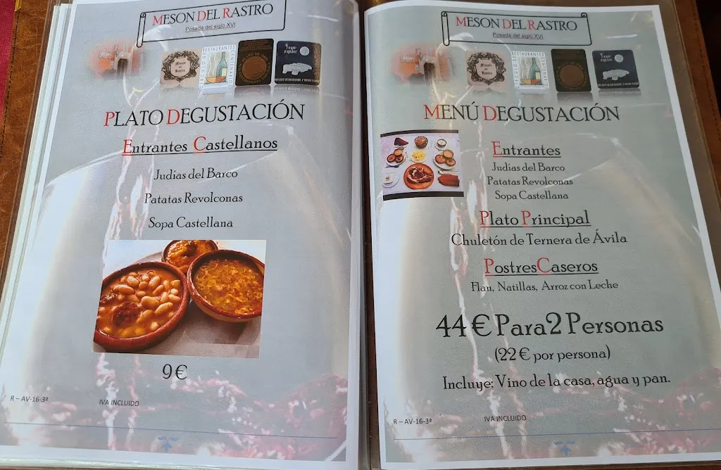 Menu_Mesón del Rastro_Gallegos de Altamiros_image_4