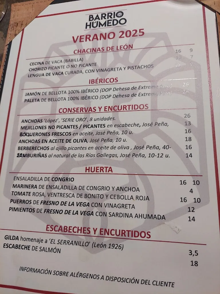 Menu_Barrio Húmedo Madrid_Fresno El_immagine_1