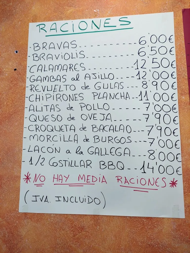 Menu_BAR RESTAURANTE LA GARNACHA_Cebreros_image_1