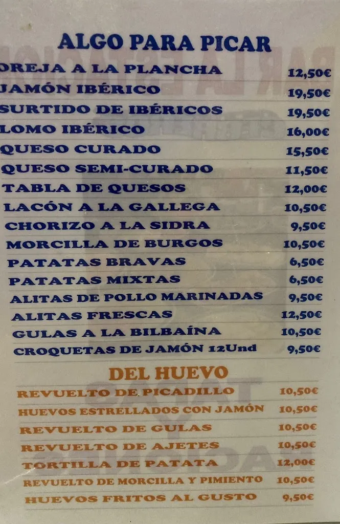 Menu_Bar La Estación_Cebreros_image_2