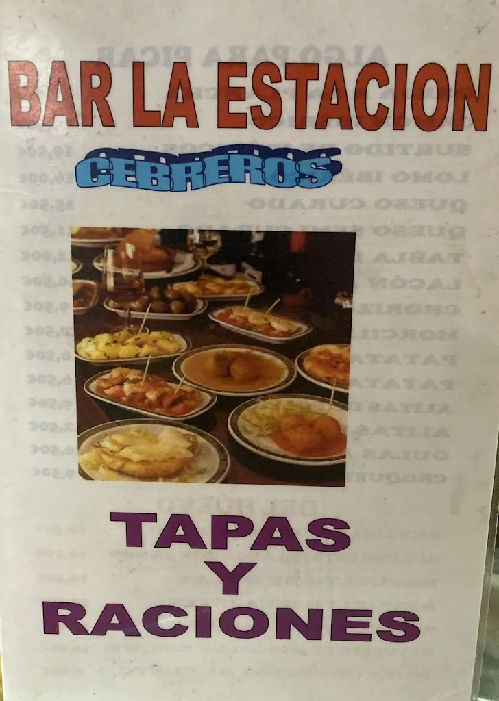 Menu_Bar La Estación_Cebreros_image_3