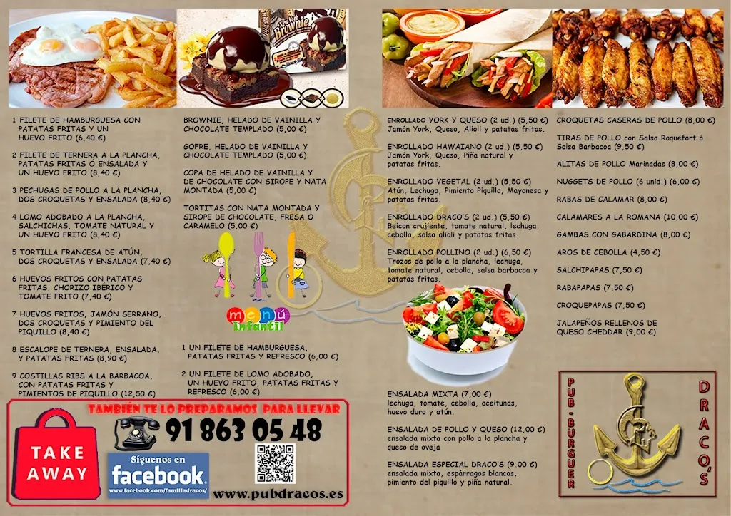 Menu_Pub Burguer Draco's_Cebreros_image_3