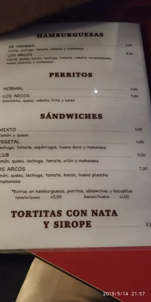 Menu_Meson Los Arcos_Cebreros_image_4