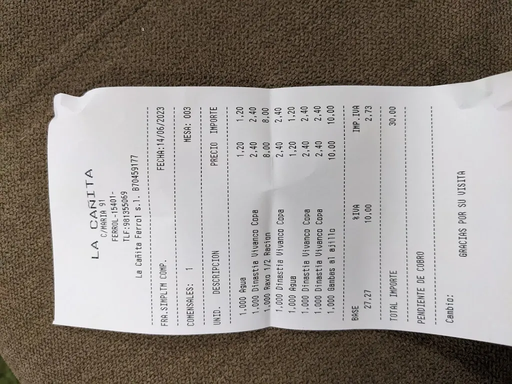 donalfff_Mesón La Cañita_Ferrol_review