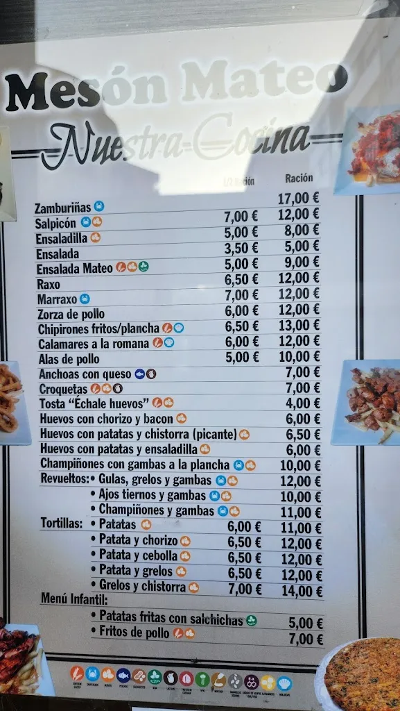 Menü_Mesón de Mateo_Ferrol_Bild_1
