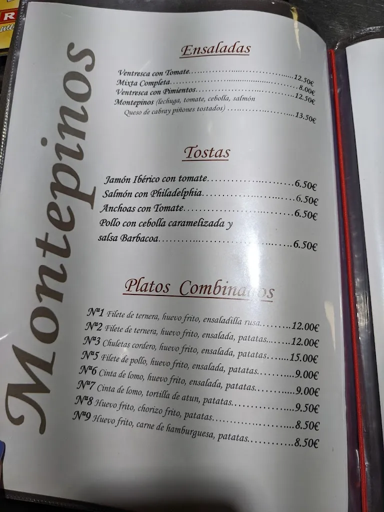 Menu_Restaurante Monte Pinos_Herradón de Pinares_immagine_3