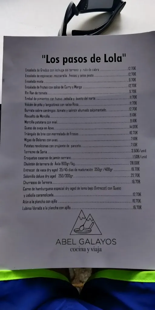 Menü_Los pasos de Lola_Guisando_Bild_3