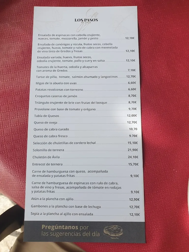 Menü_Los pasos de Lola_Guisando_Bild_4