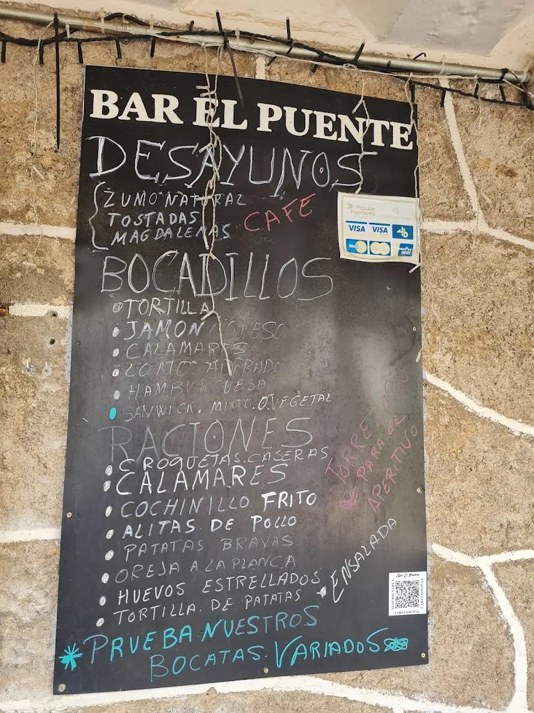 Menu_Bar El Puente_Guisando_image_1