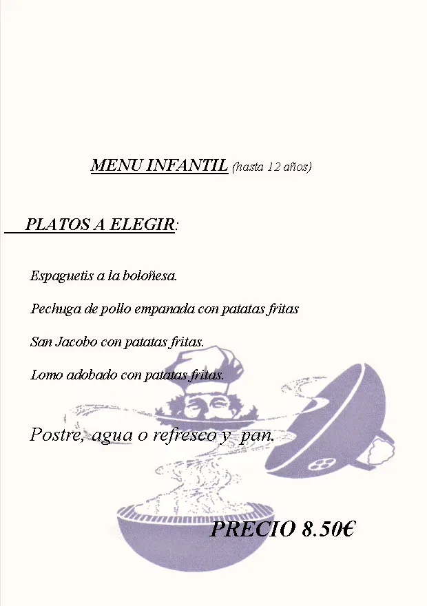 Menu_Hostal Restaurante Fogón de Gredos_Guisando_immagine_1