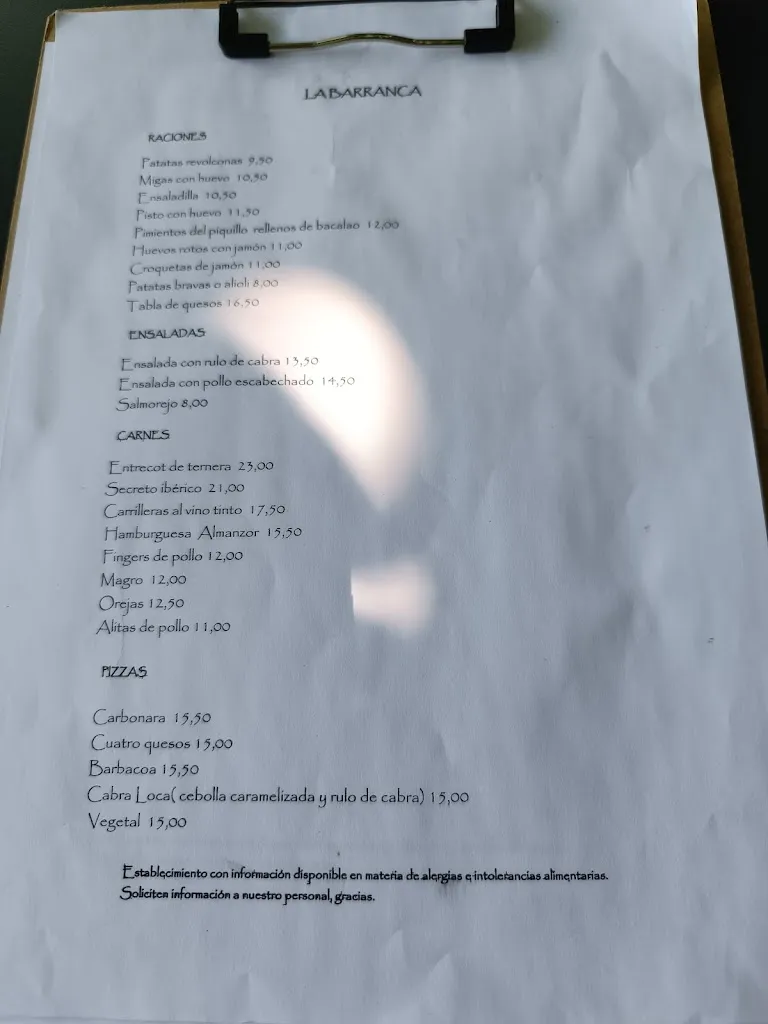 Menu_Restaurante -Terraza La Barranca_Candeleda_image_3