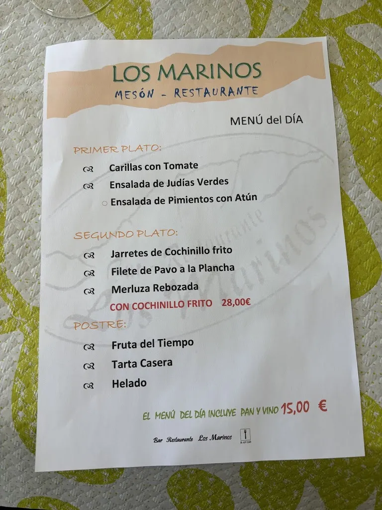 Menu_Restaurante Los Marinos_Candeleda_image_1