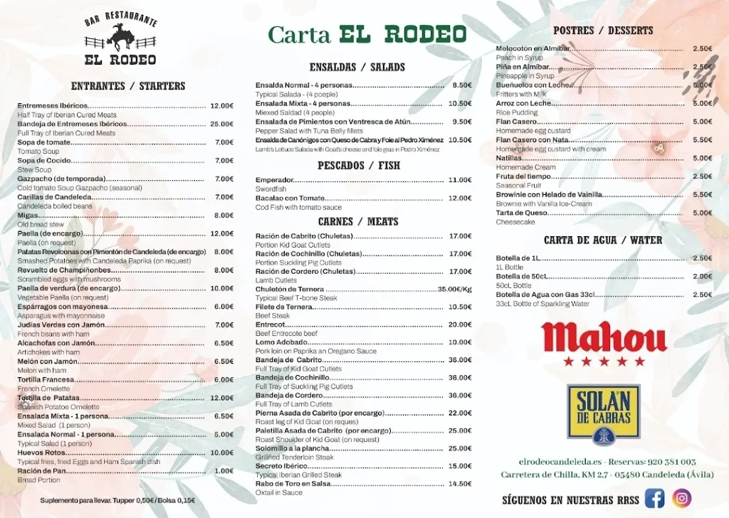 Menu_Restaurante El Rodeo_Candeleda_image_1