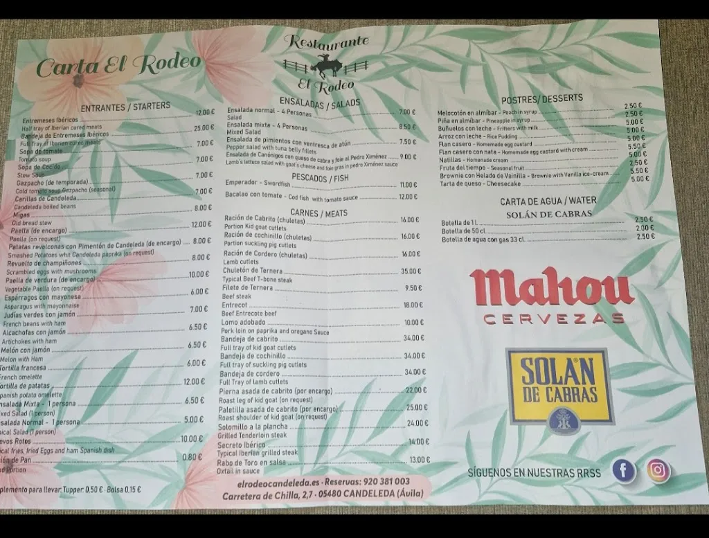Menu_Restaurante El Rodeo_Candeleda_image_2