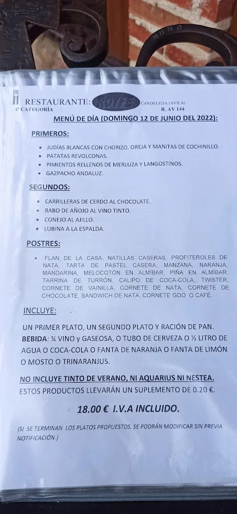 Menu_Restaurante Royfe_Candeleda_image_1
