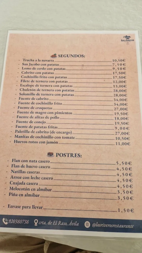 Menu_Los Riveros_Candeleda_image_2