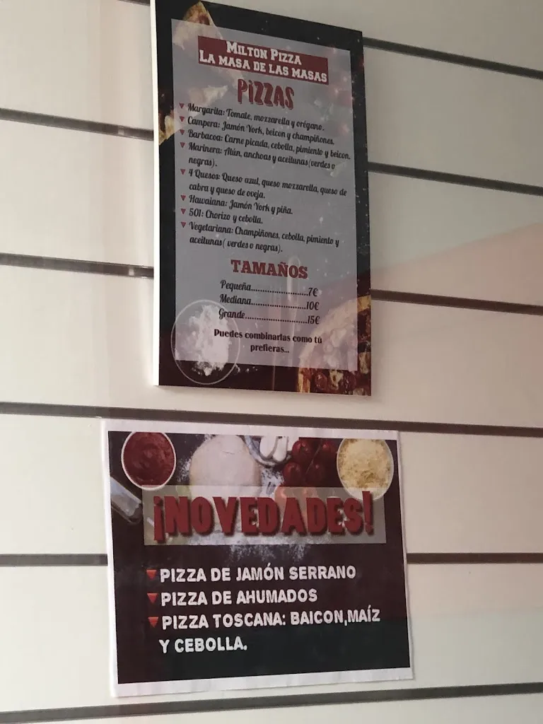 Menü_Pizzería Milton de Candeleda_Candeleda_Bild_2