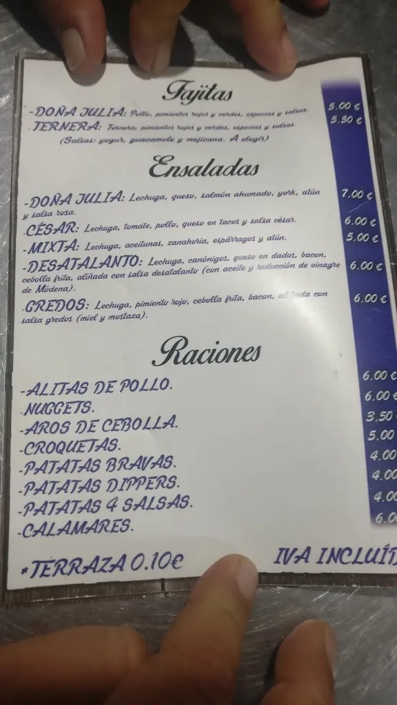 Menu_Pizzeria Hamburgueseria Artesana doña julia_Candeleda_image_1