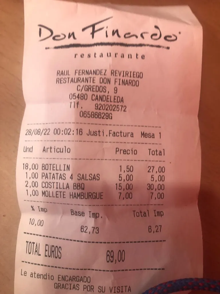 Ladygogó_Bar Restaurante Don Finardo Candeleda_Candeleda_review