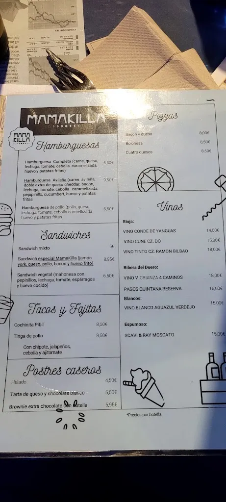 Menu_Mamakilla bar_Hoyocasero_image_1