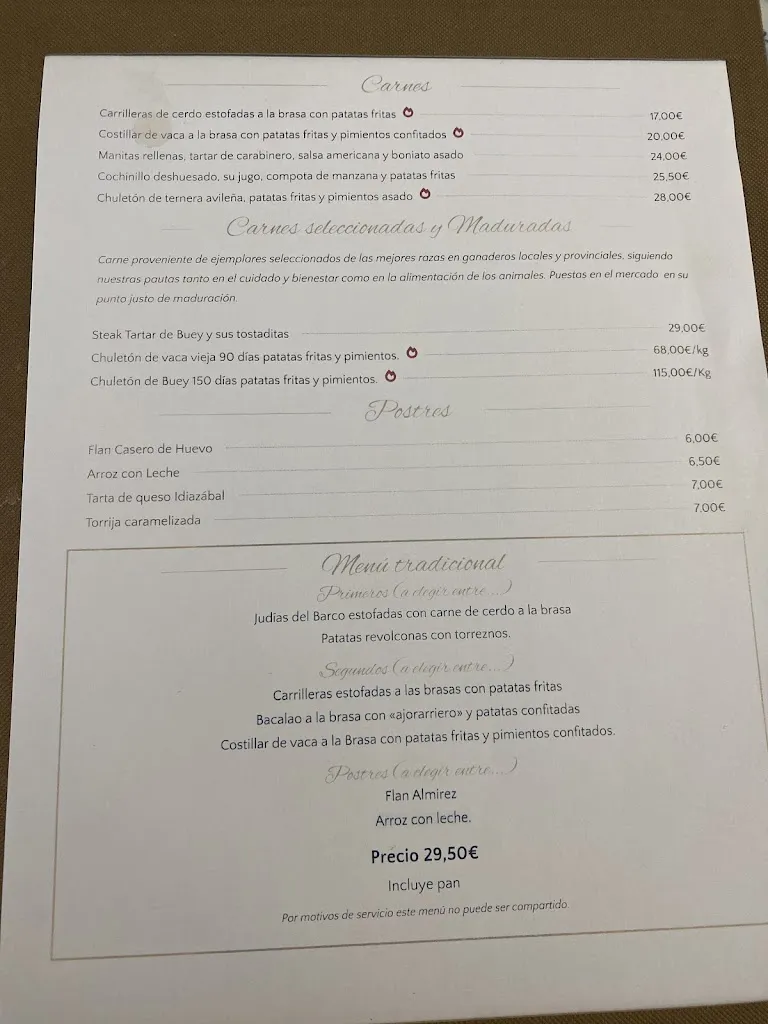 Menu_Restaurante Almirez de Francisco Álvarez_Losar del Barco El_image_2