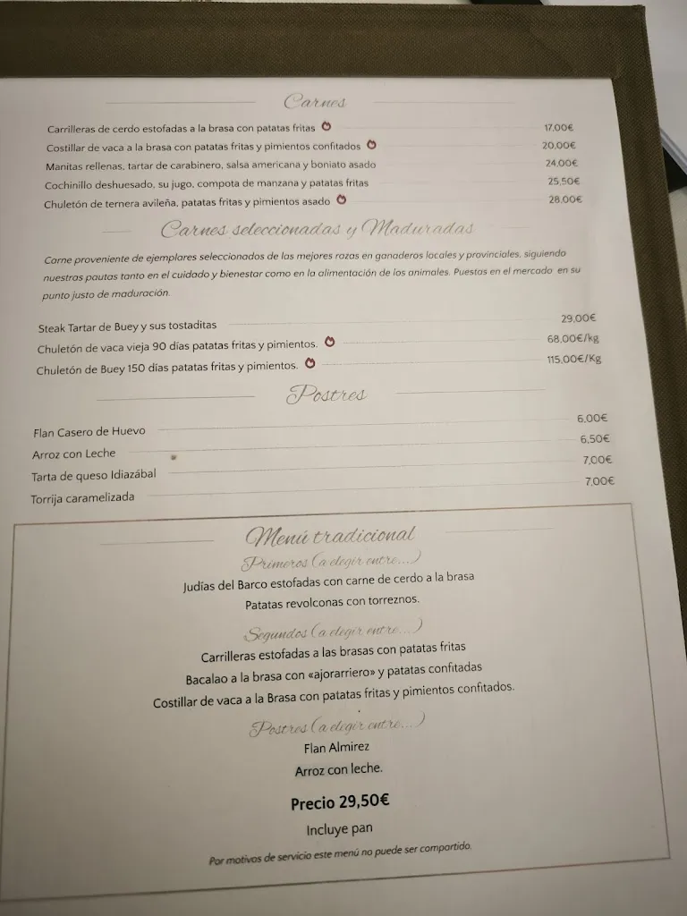 Menu_Restaurante Almirez de Francisco Álvarez_Losar del Barco El_image_4