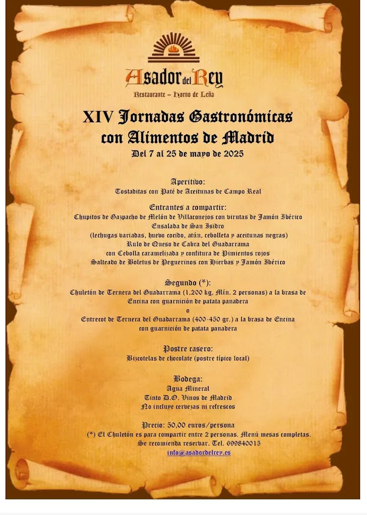 Menu_Asador del Rey_Hornillo El_image_1