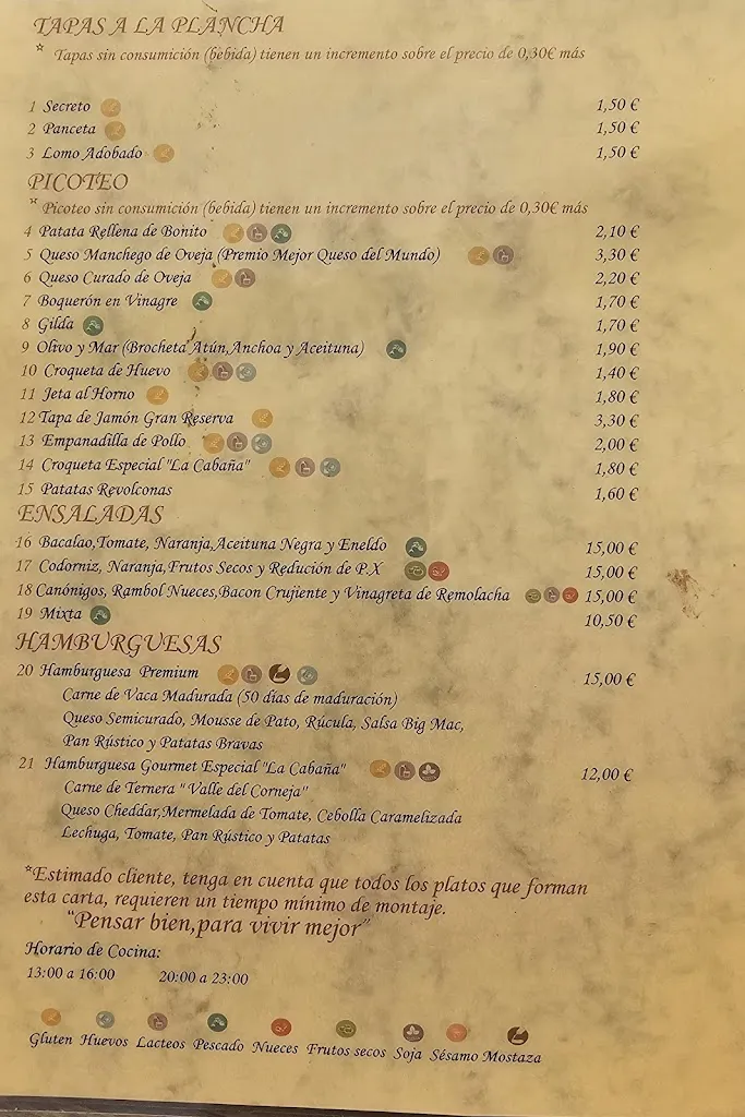 Menu_La Cabaña_Malpartida de Corneja_image_1