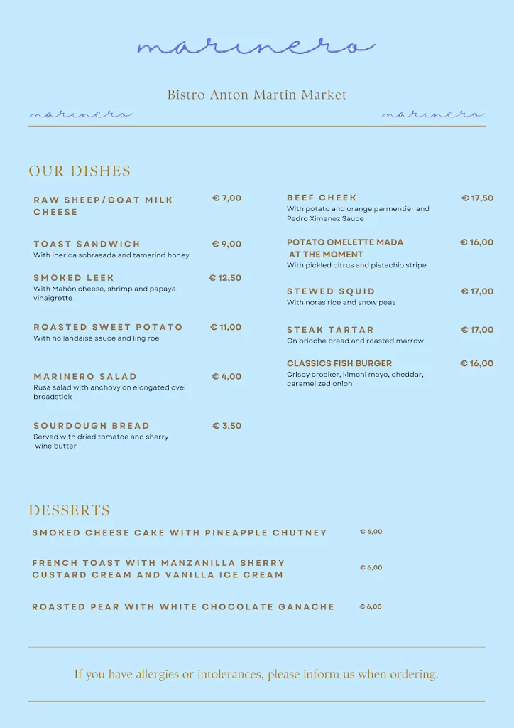 Menu_Marinero Bistro_Marlín_image_1