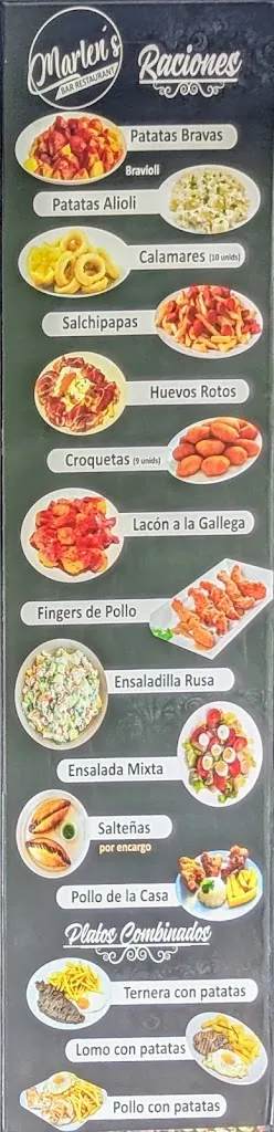 Menu_Marlen's Bar Restaurant_Marlín_image_4