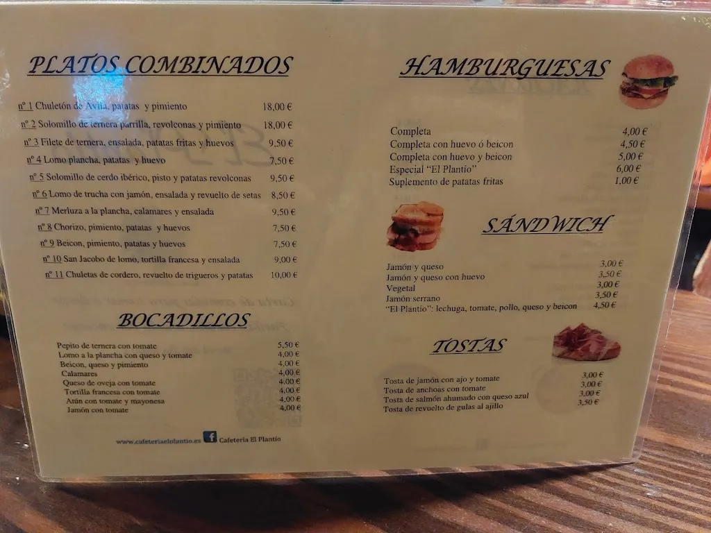 Menu_Cafeteria El Plantio_Hoyos del Collado_image_2