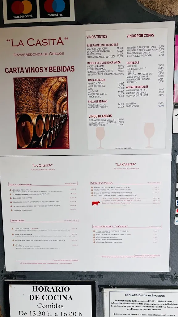 Menu_Restaurante la casita_Hoyos del Collado_immagine_3