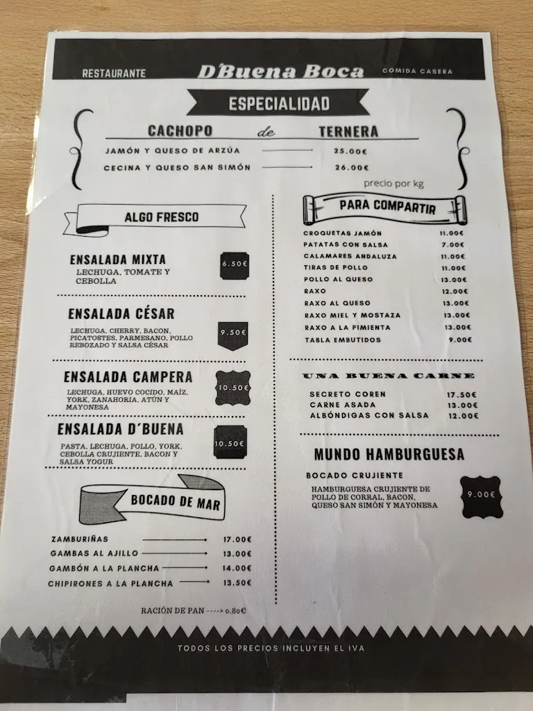Menu_D'buena boca_Ferrol_image_1
