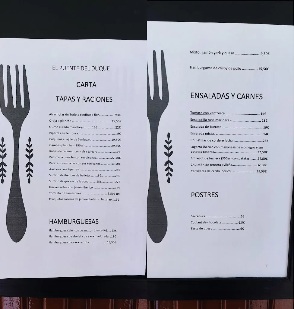 Menu_Bar Restaurante 