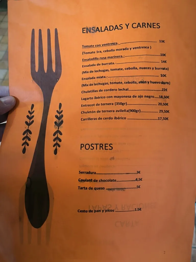 Menu_Bar Restaurante 