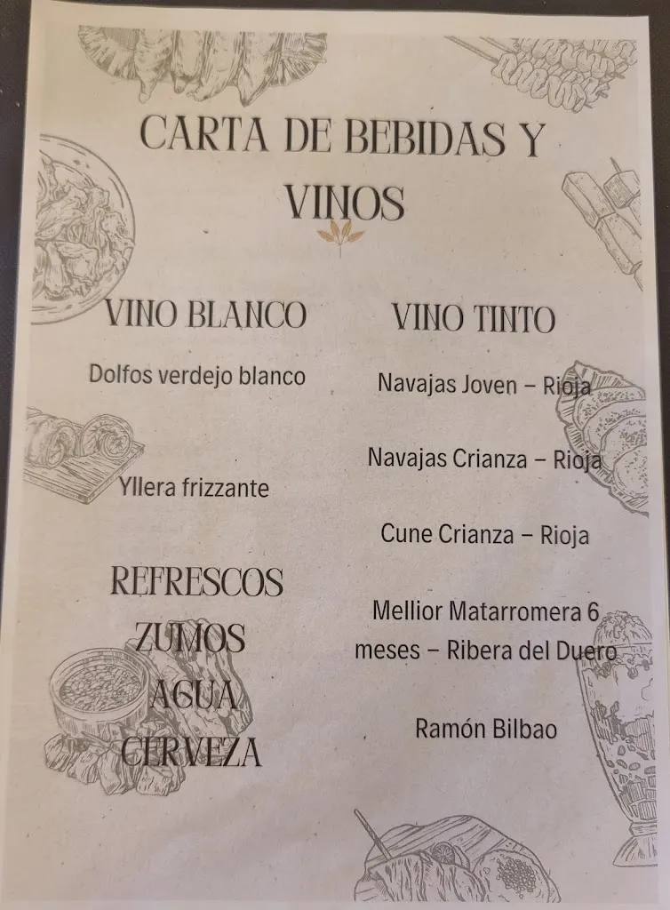 Menu_Bar Restaurante Florentino_Narrillos del Rebollar_image_4