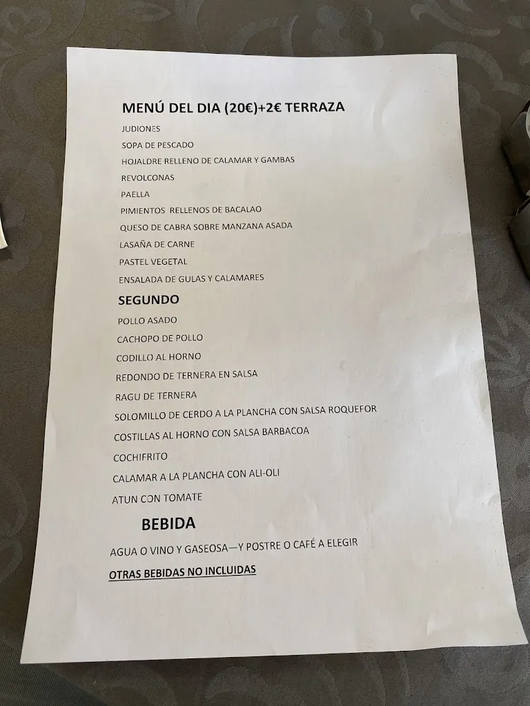 Menu_Bar restaurante el rollo_Muñosancho_image_1